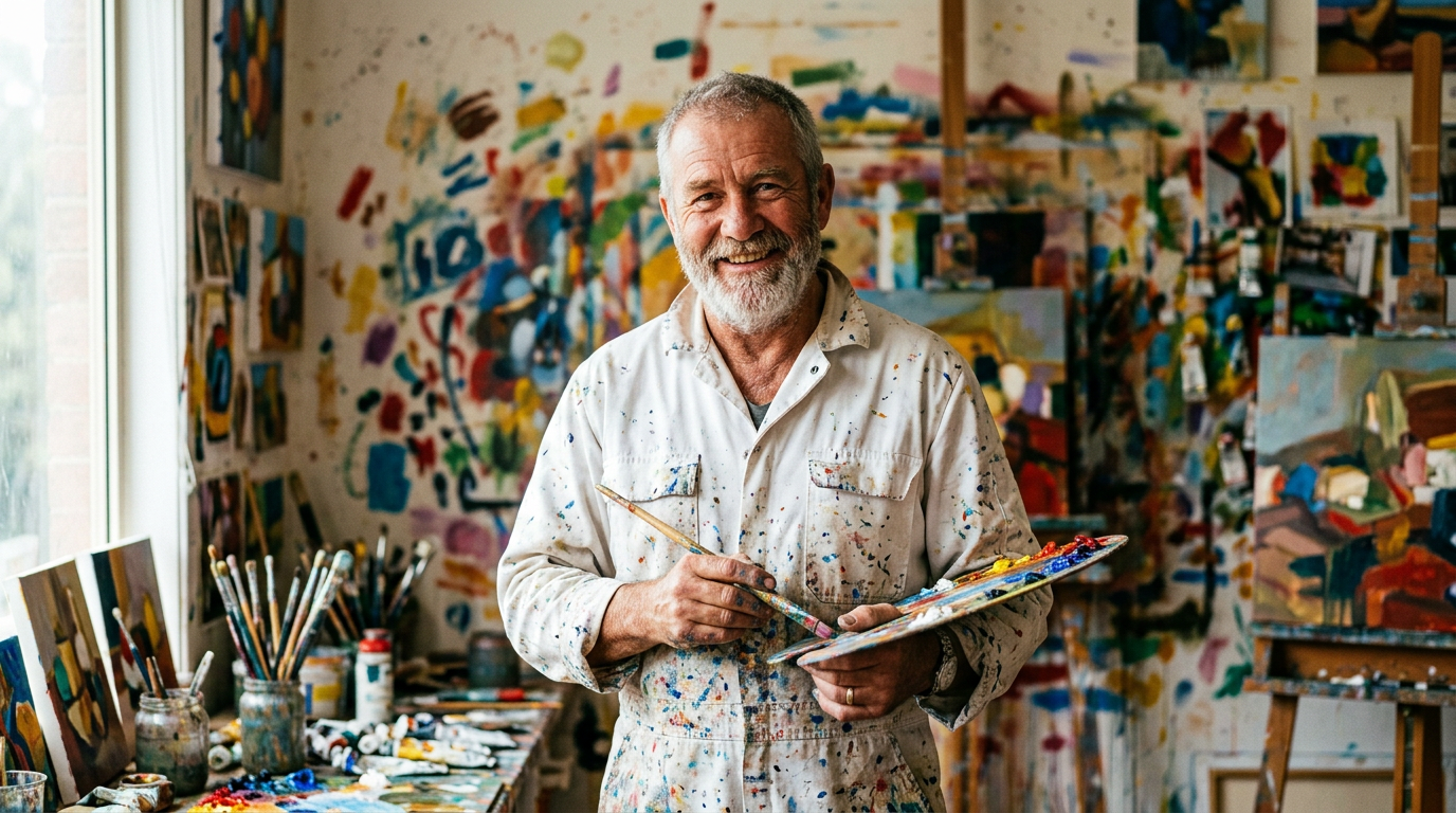Portrait of Father, Master Painter